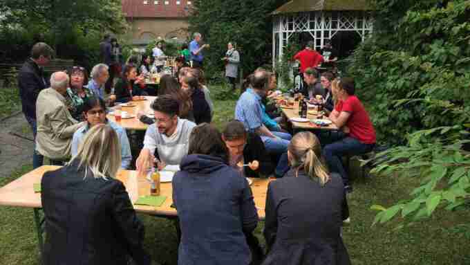 APFEL-Sommerfest im Garten des Instituts für Ernährungswissenschaften